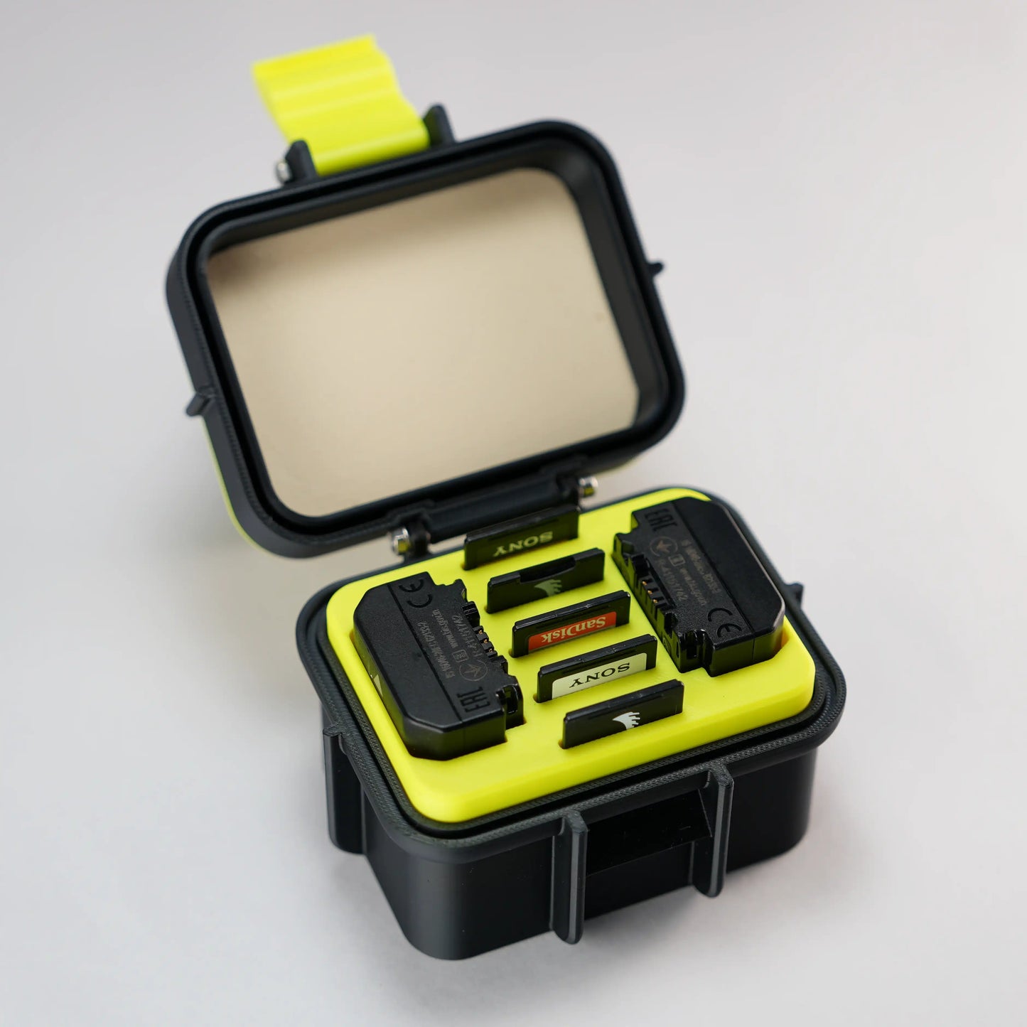 9 Dimension - 2 Battery + 5 SD Card Rugged Case