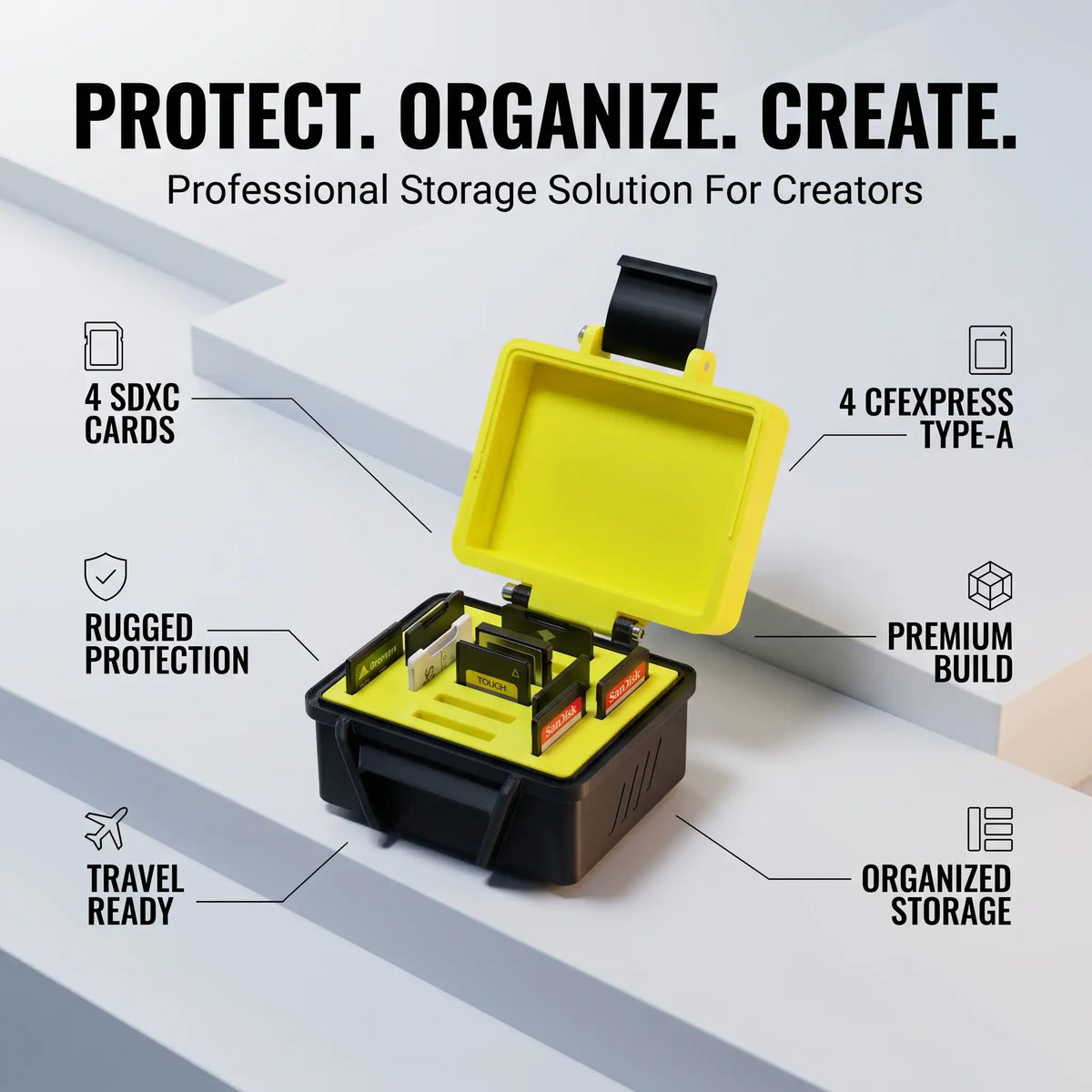 9Dimension - 8 SD & 4 CF Express Type A Card Case