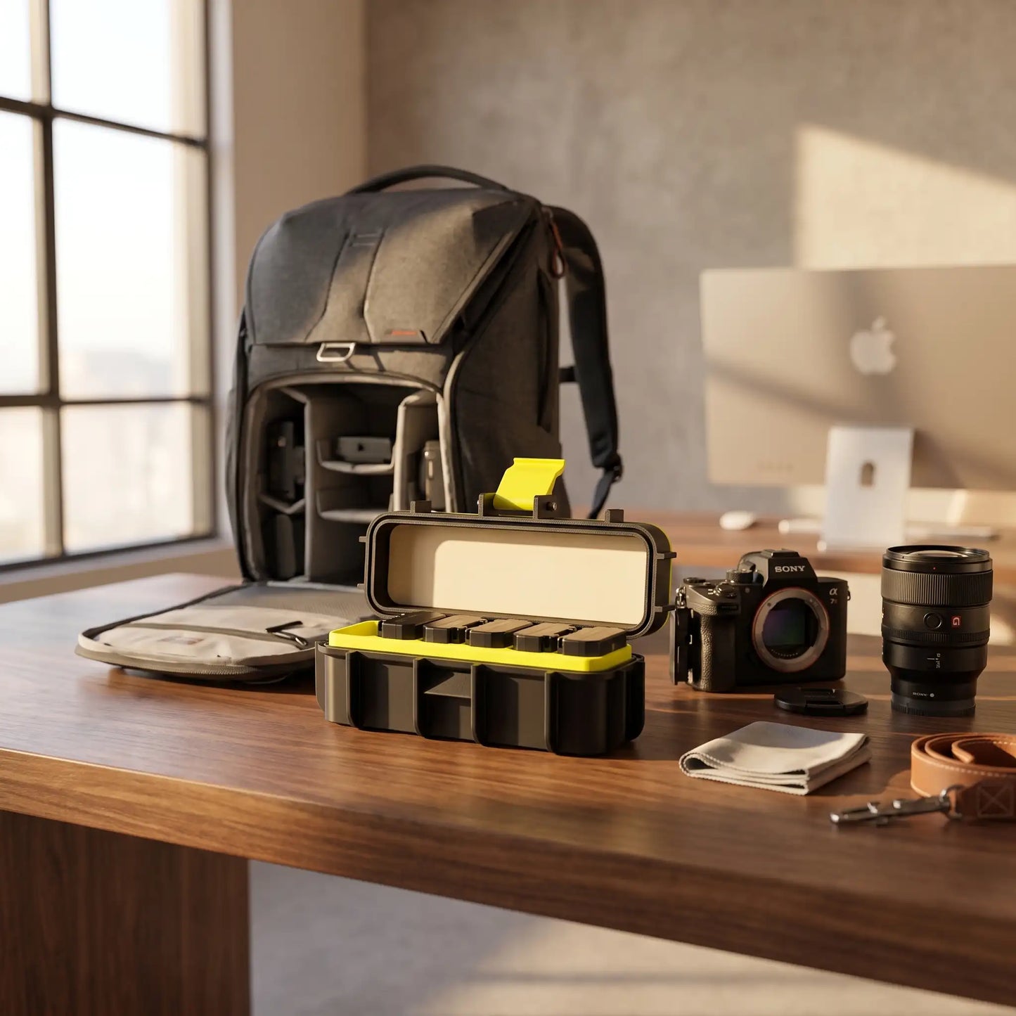 9 Dimension - 6 Battery Slot Rugged Case