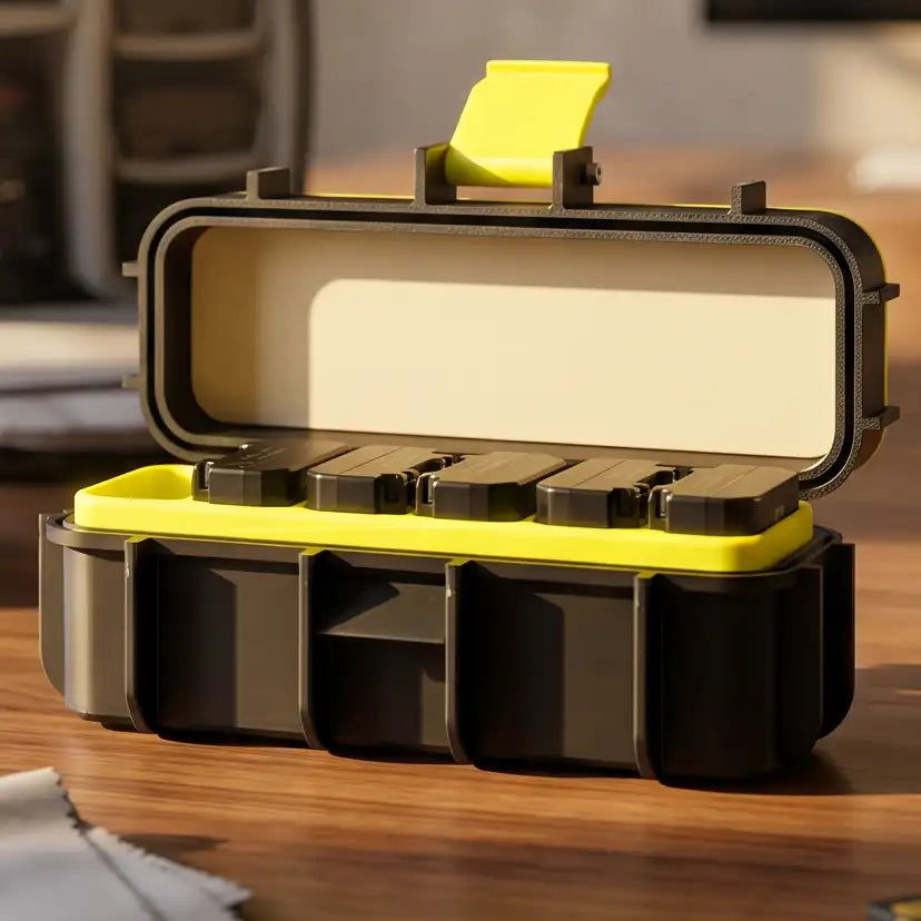 9 Dimension - 6 Battery Slot Rugged Case