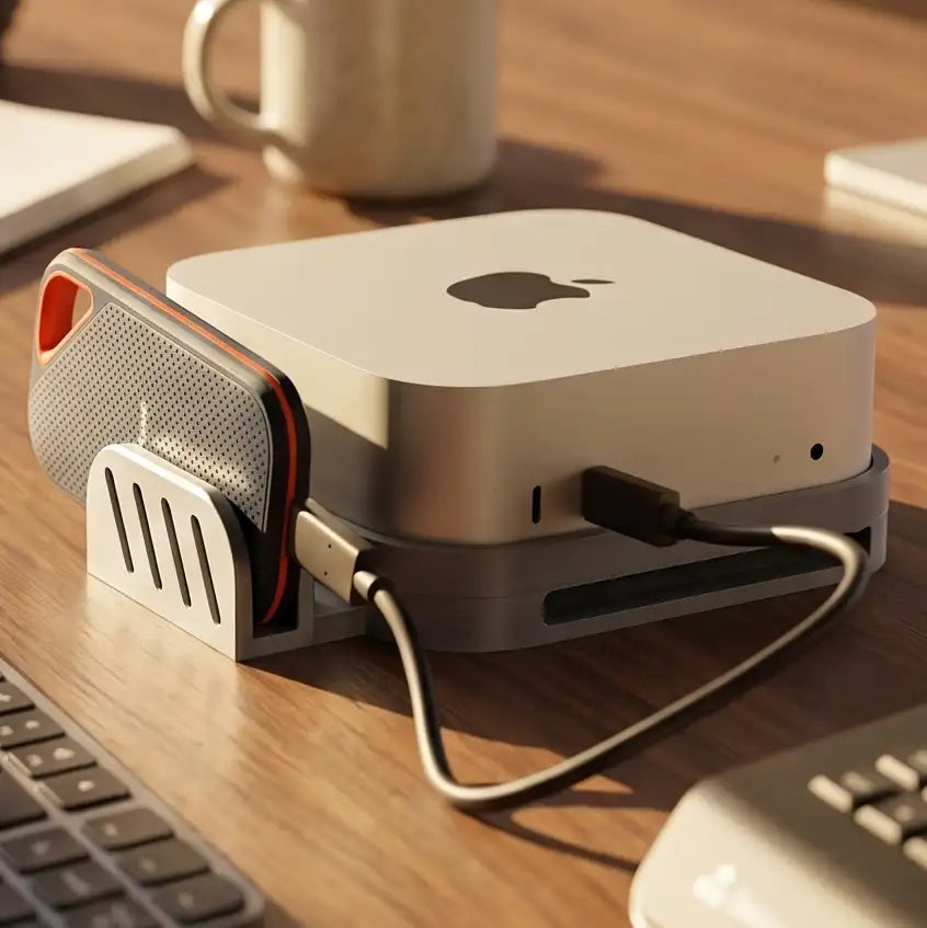 9Dimension – Mac Mini Airflow Stand with SSD Holder