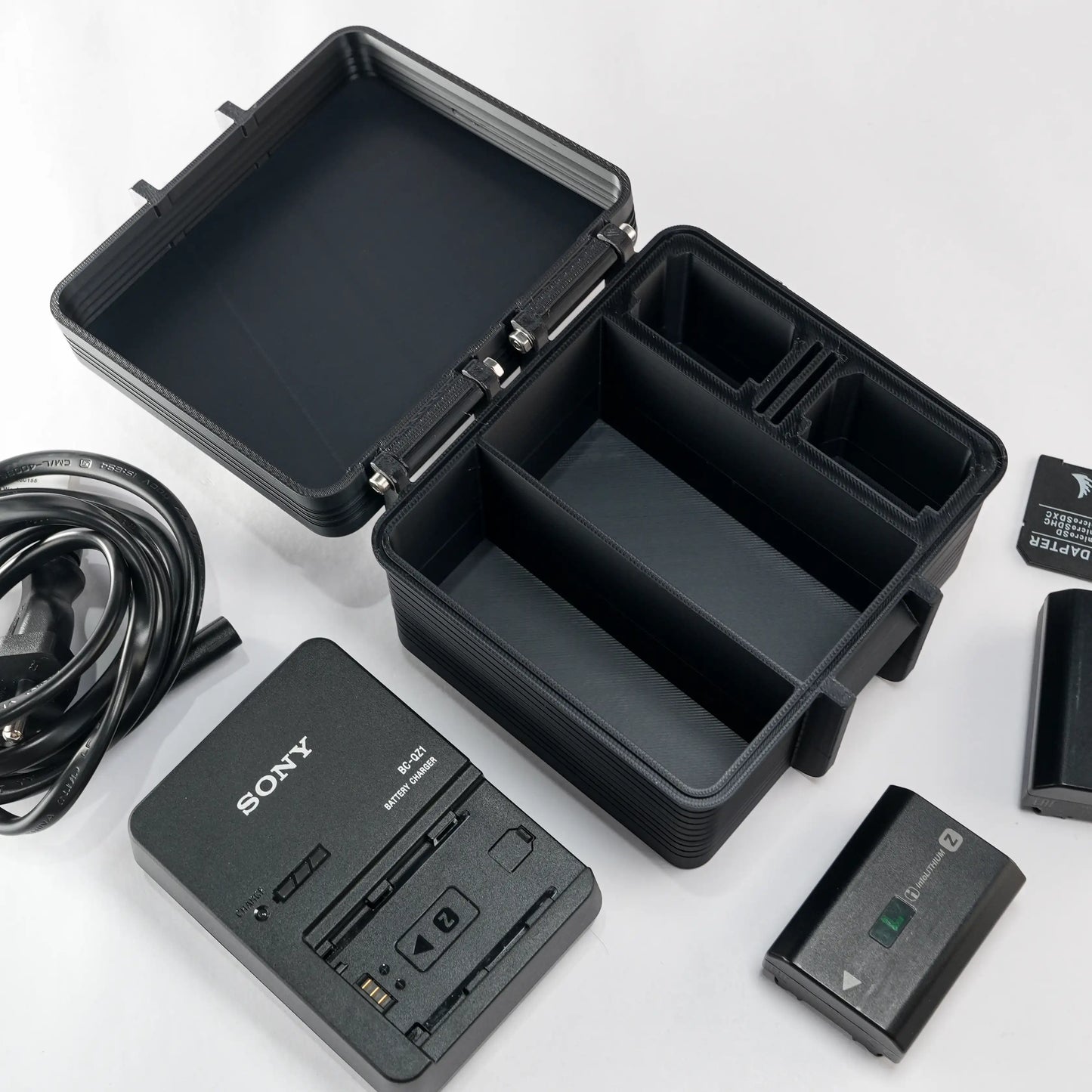 9Dimension – Pro Case with 2 Battery, 2 SD Card & Charger Storage (Sony)