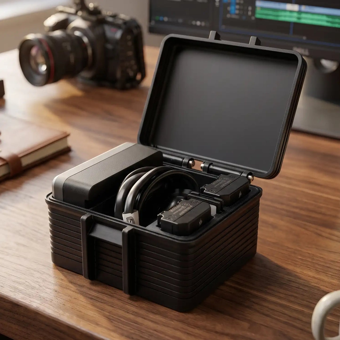 9Dimension – Pro Case with 2 Battery, 2 SD Card & Charger Storage (Sony)
