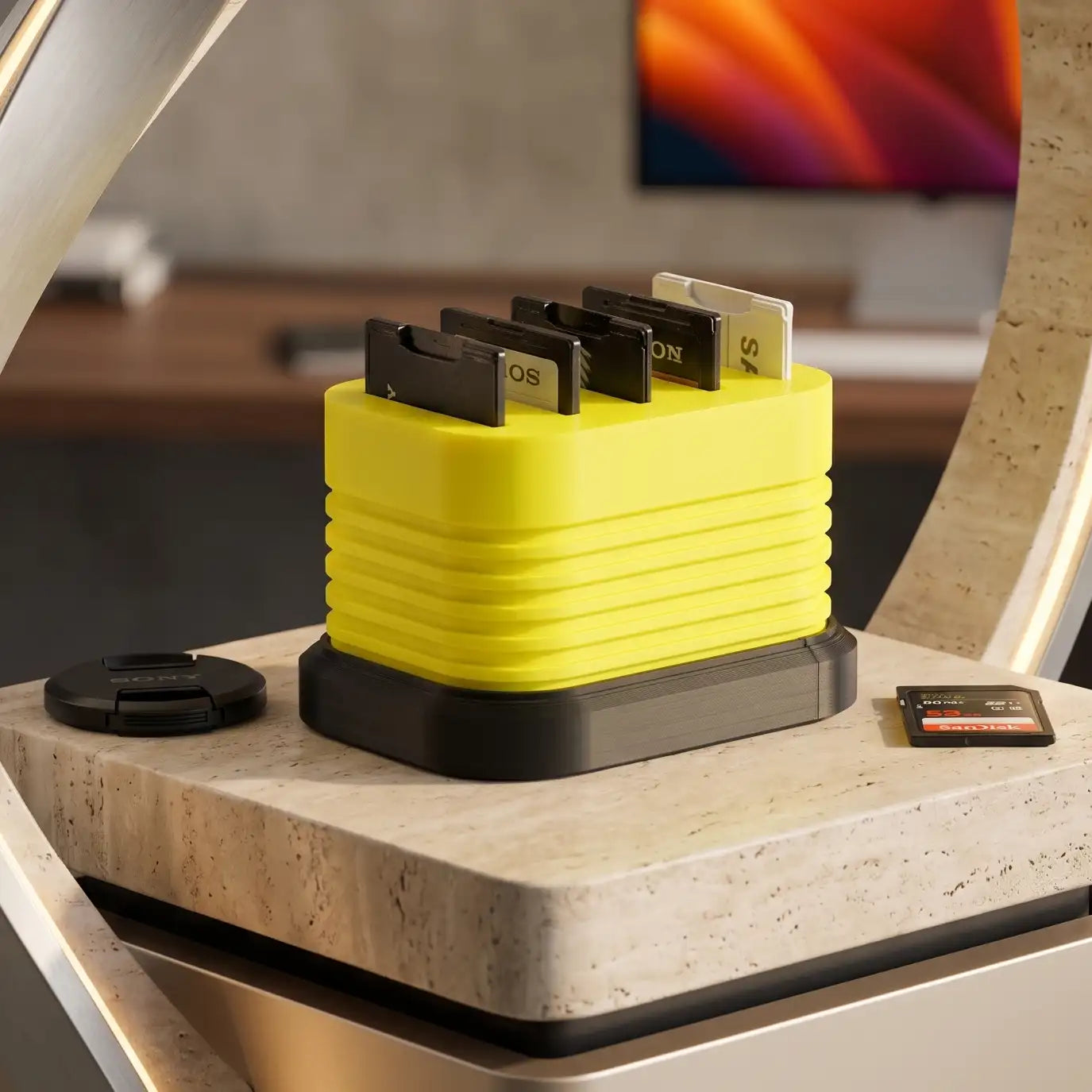 9Dimension - 5 SDXC Card Holder for Desk