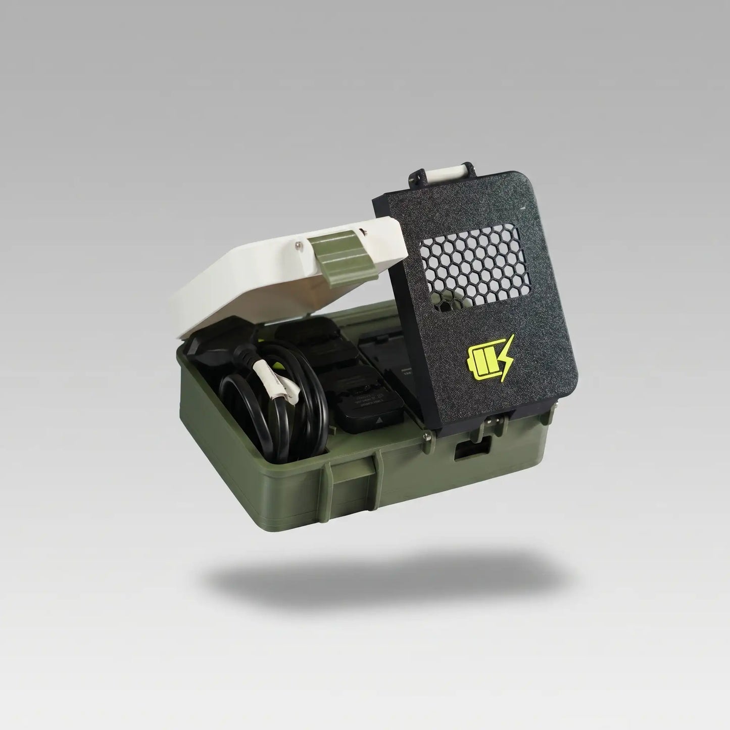 9Dimension - Battery Charging Case With 4 Battery Slots & Charging Station