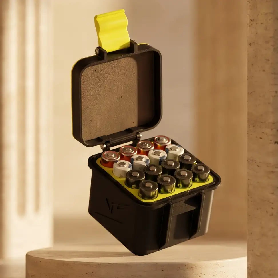 9 Dimension - 24 AA Cell Rugged Case