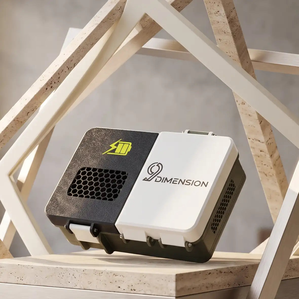 9Dimension - Battery Charging Case With 4 Battery Slots & Charging Station